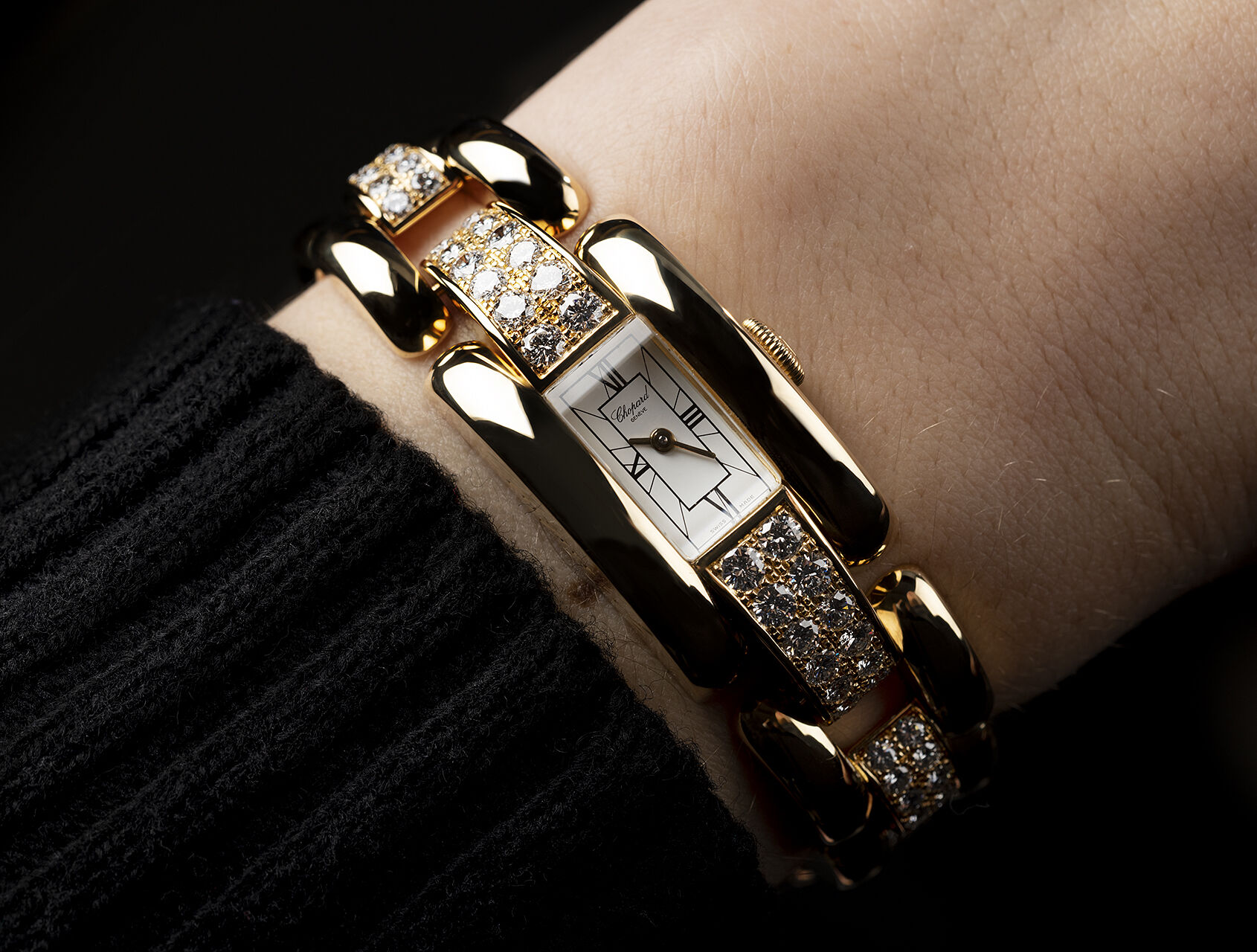 replica chopard la strada diamond watch